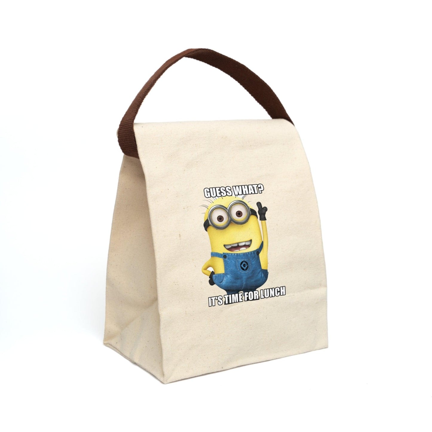 Canvas Lunch Bag With Strap Printify