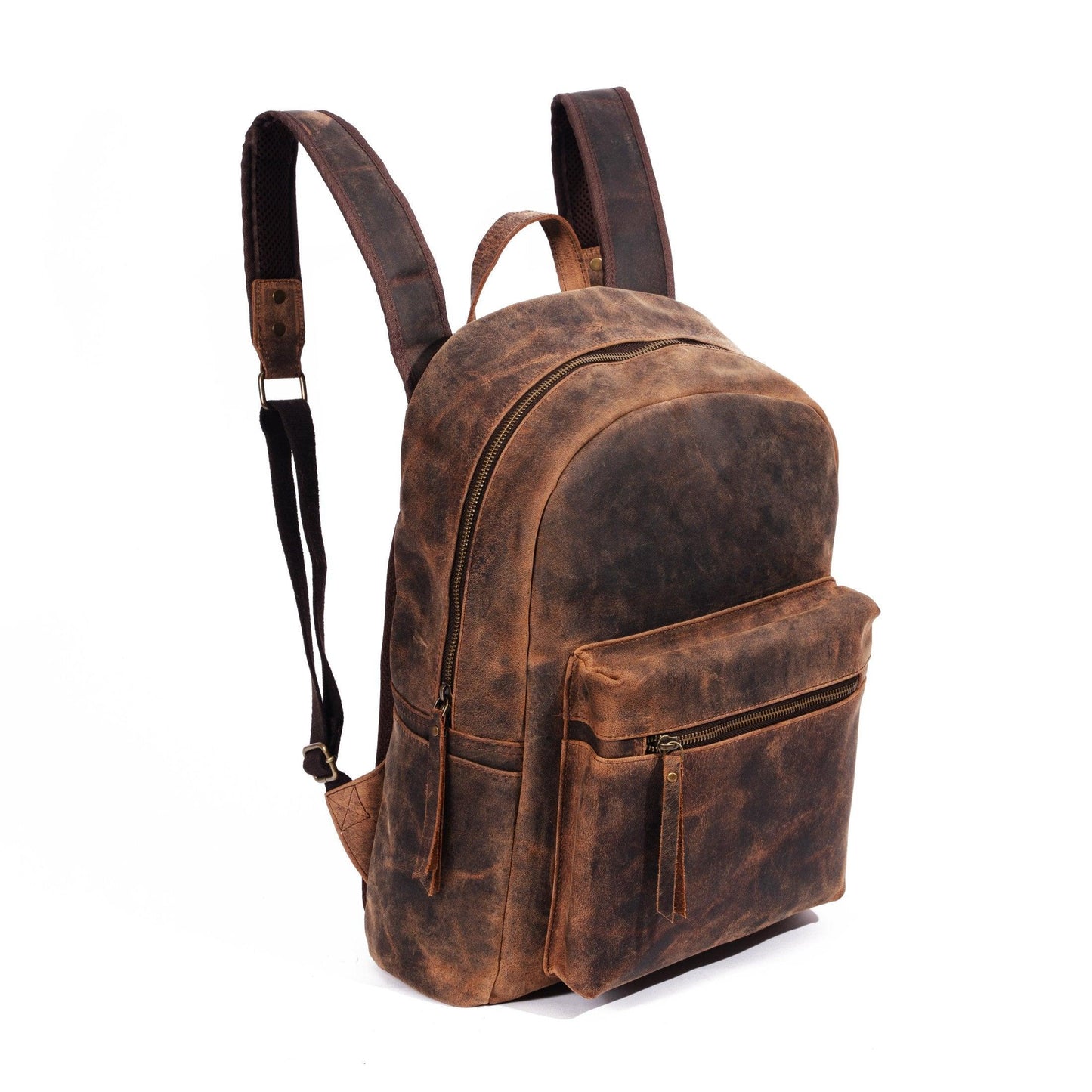 Best for Travel for Men and Women Leather Backpack with multiple pockets for travel essentials