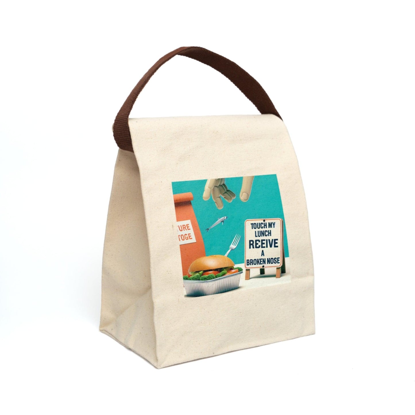 Copy of Canvas Lunch Bag With Strap Printify