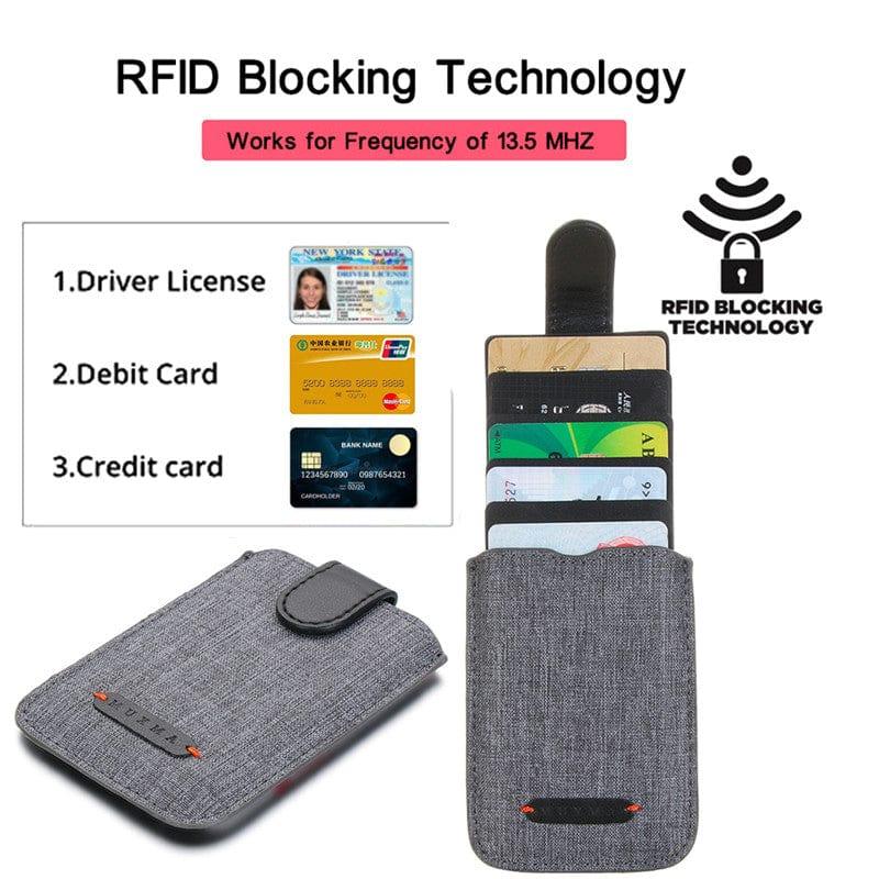 RFID-Protected Card Holder Wallet