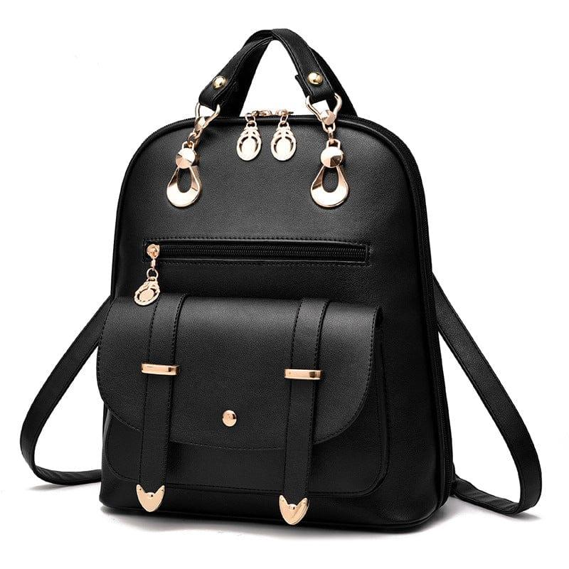 PU leather dual-use backpack