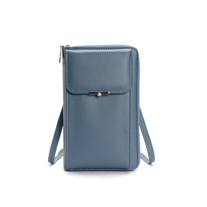 Leather Crossbody Phone Wallet