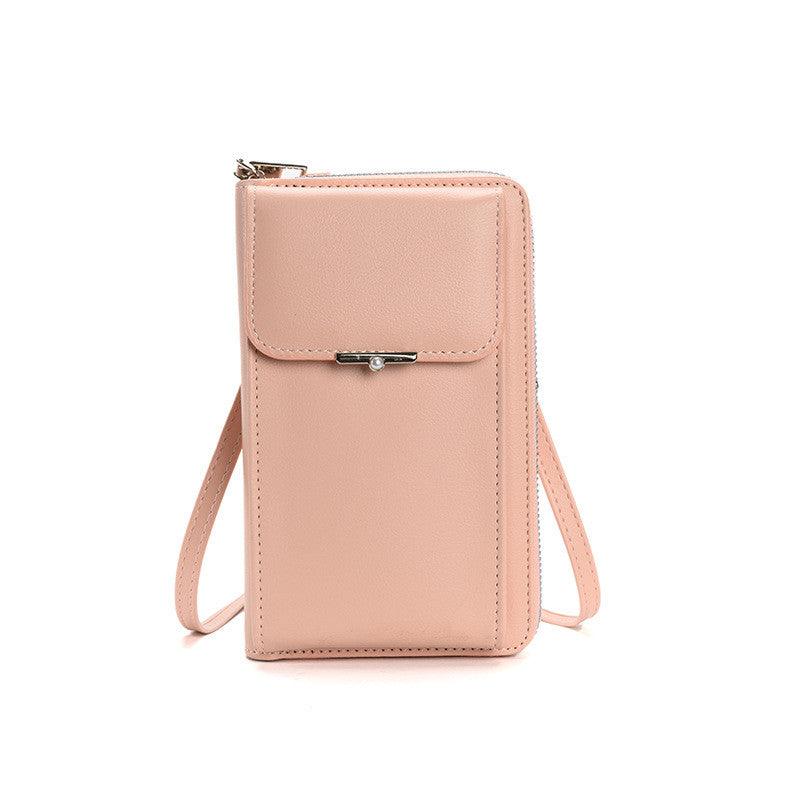 Leather Crossbody Phone Wallet