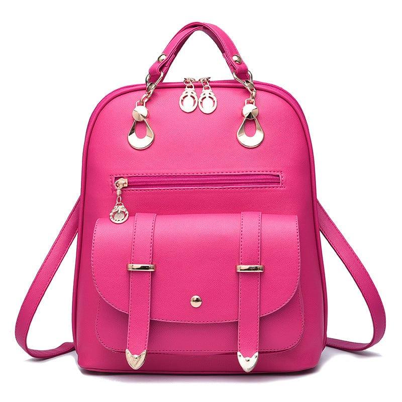 PU leather dual-use backpack