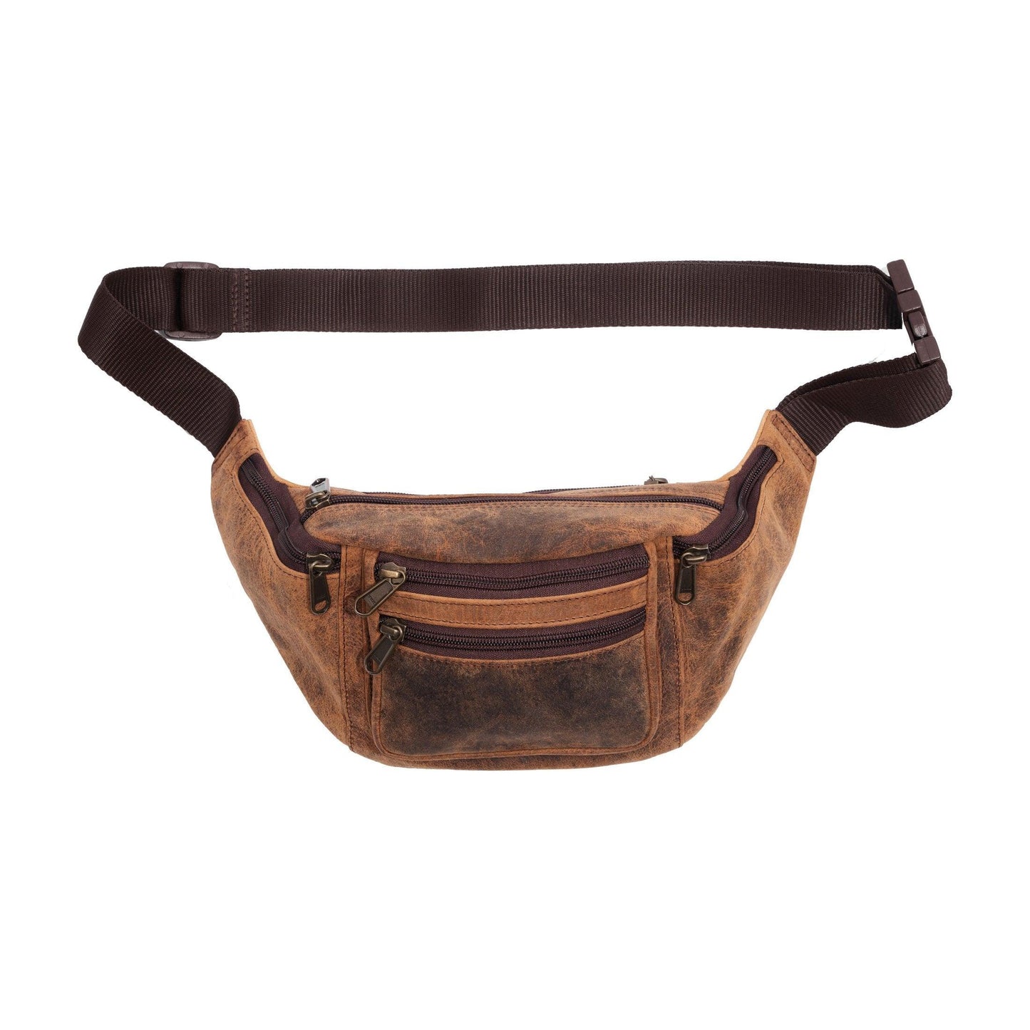 Leather Fanny Pack Waist Multifunction Hip Bum Bag