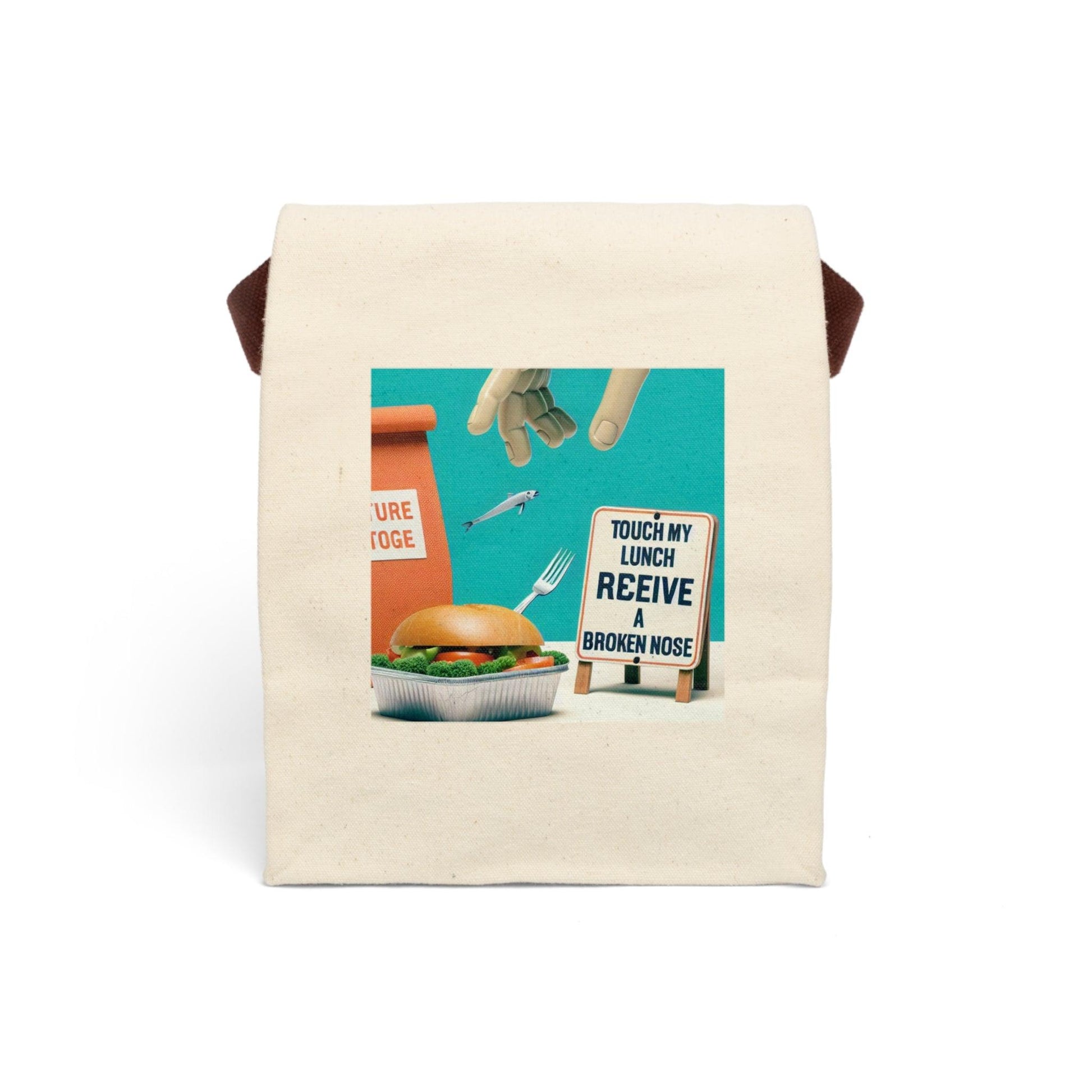 Copy of Canvas Lunch Bag With Strap Printify