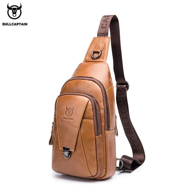 BULLCAPTAIN Genuine Leather Chest Backpack CJ's