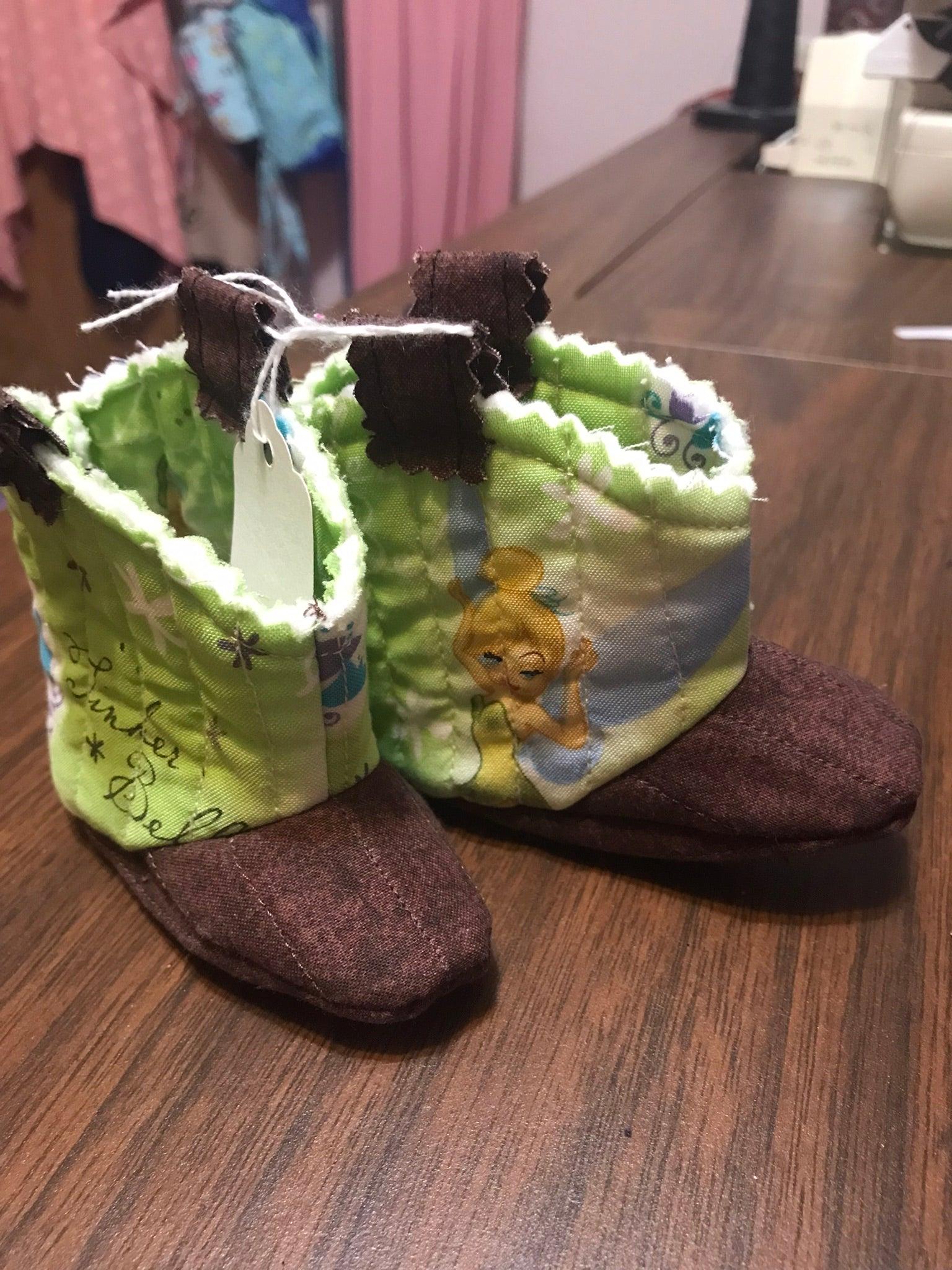 Hand-Crafted Western Charm Newborn Boots