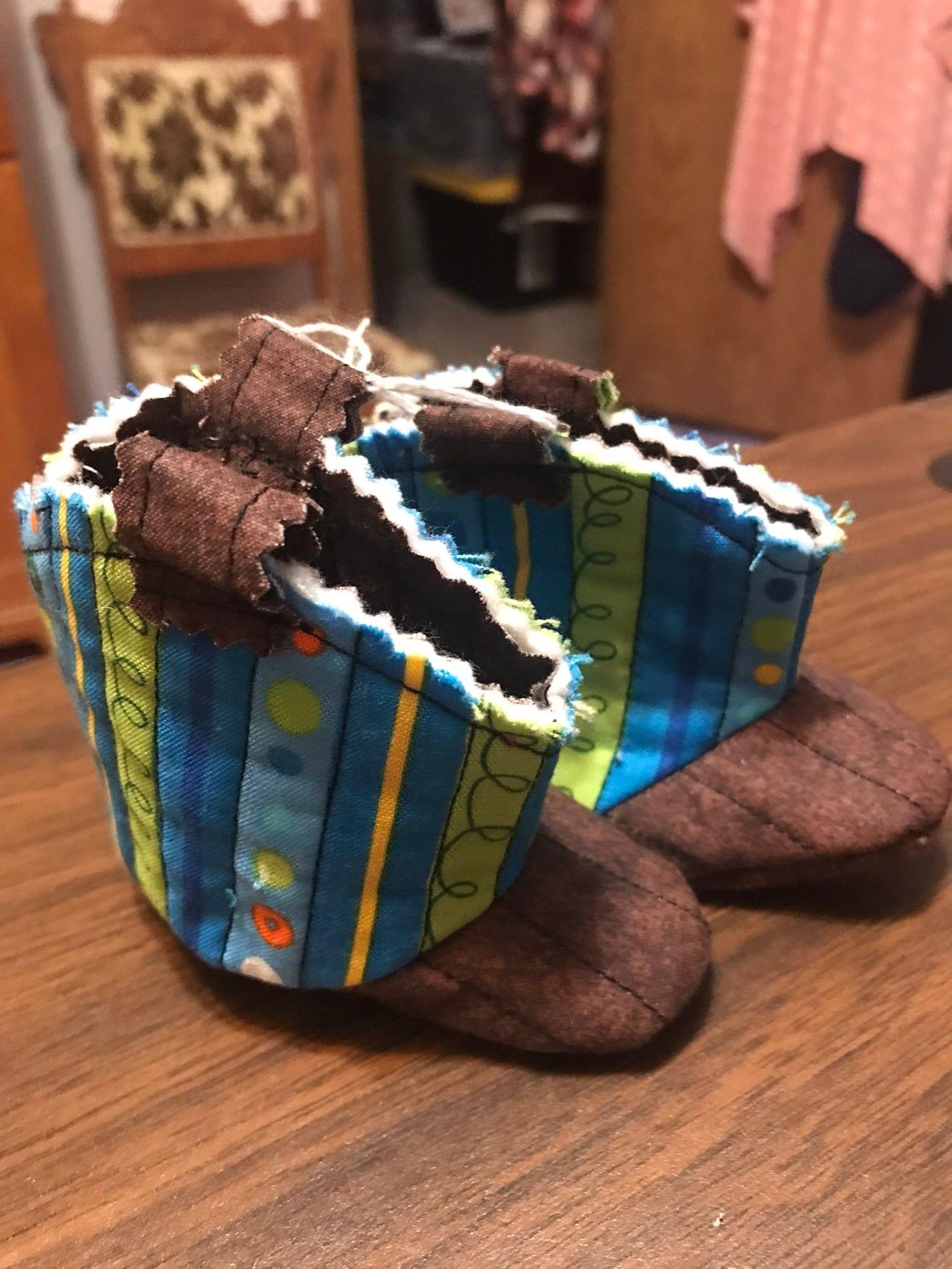 Hand-Crafted Western Charm Newborn Boots