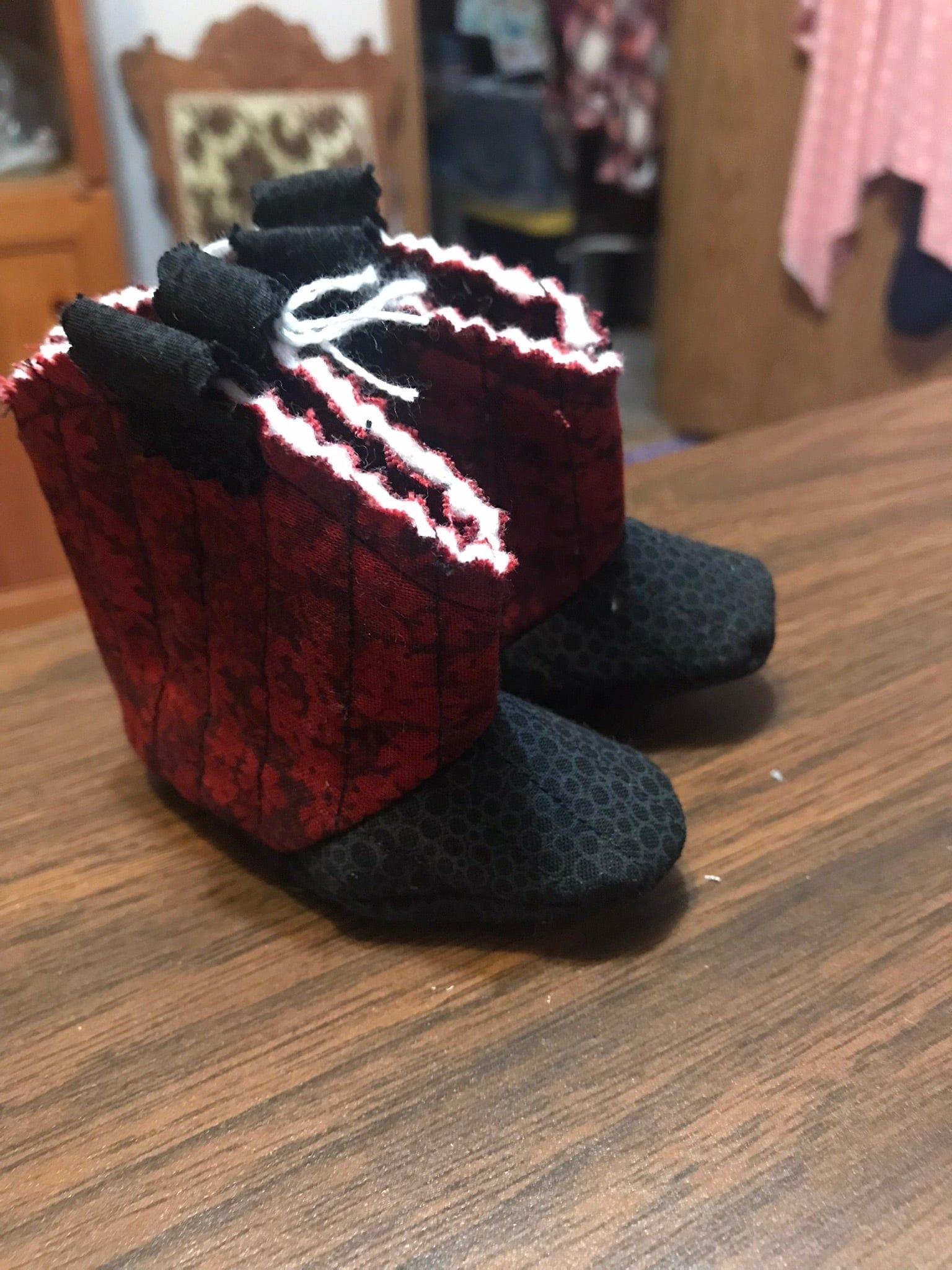 Hand-Crafted Western Charm Newborn Boots