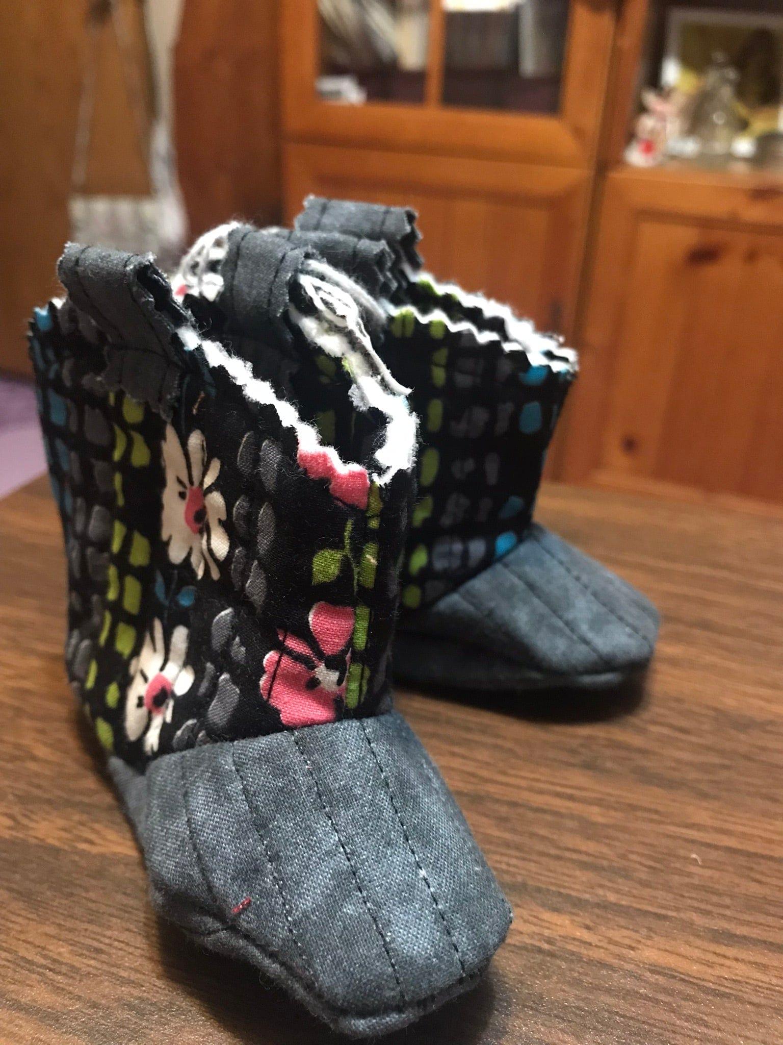 Hand-Crafted Western Charm Newborn Boots