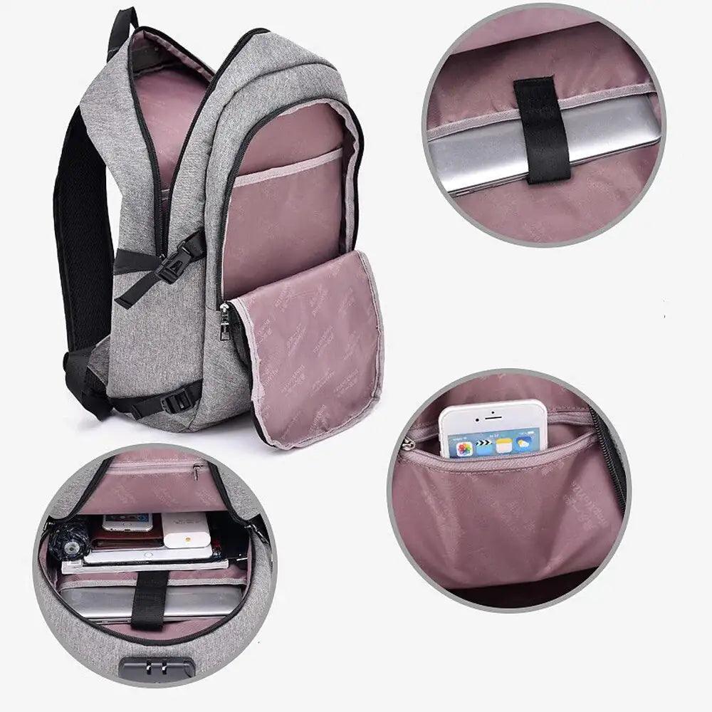 USB Charging Waterproof Backpack