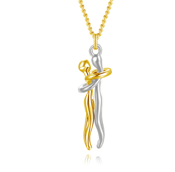 Emotional Elegance Brass Necklace