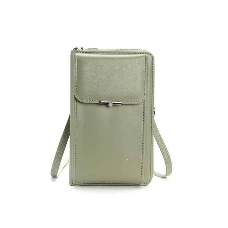 Leather Crossbody Phone Wallet