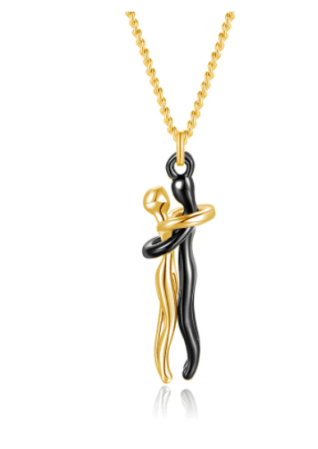 Emotional Elegance Brass Necklace