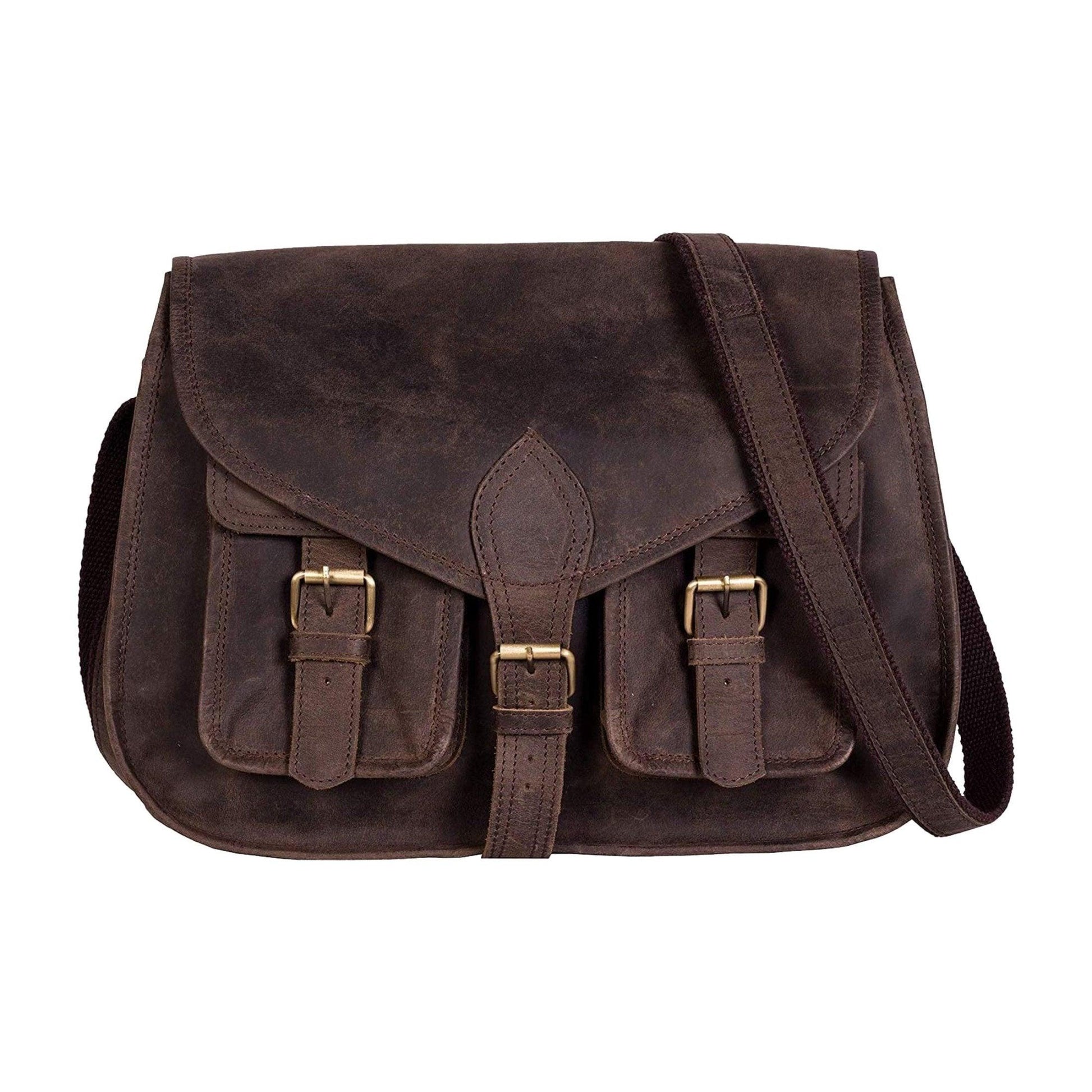 Leather Purse satchel bag for Women made with Full-Grain Leather