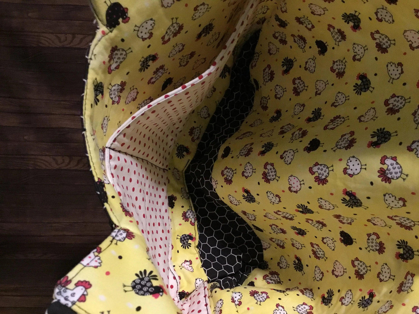 Hand-Crafted Chickens Farm Bag