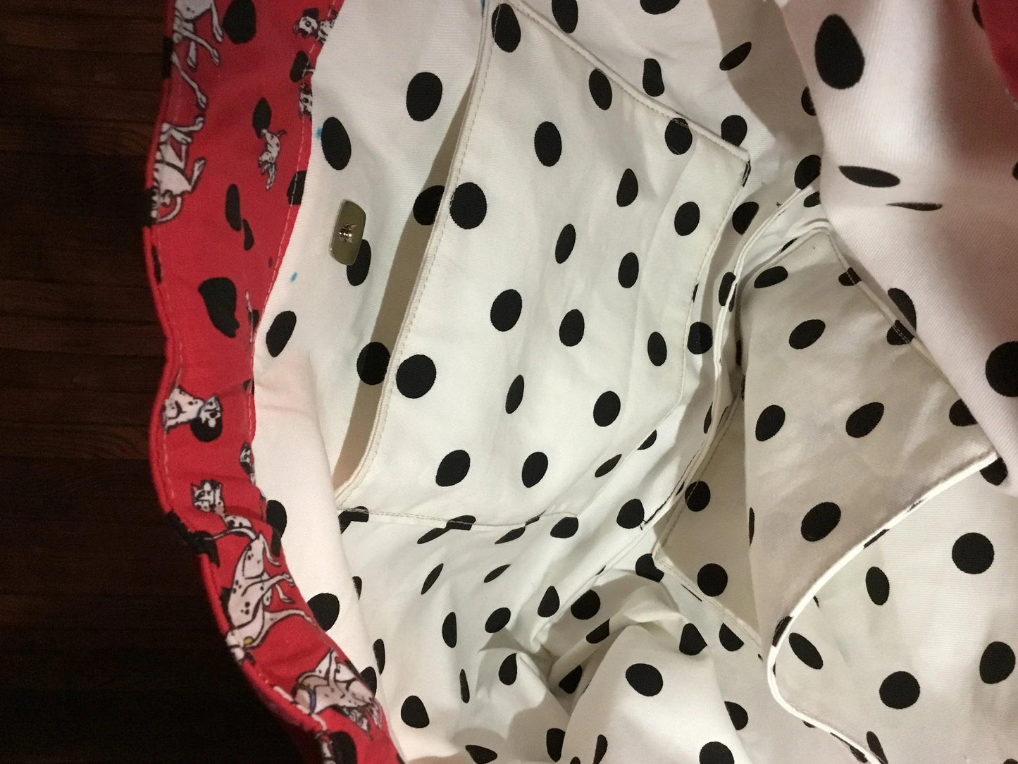 Hand-Crafted 101 Dalmatians Fabric Bag